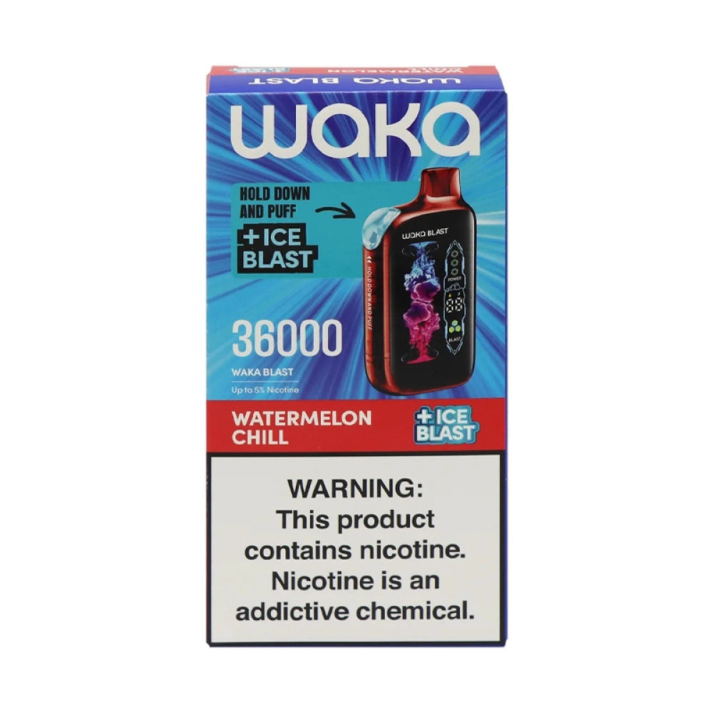 Pod Desechable Waka Blast 36k - Watermelon Chill