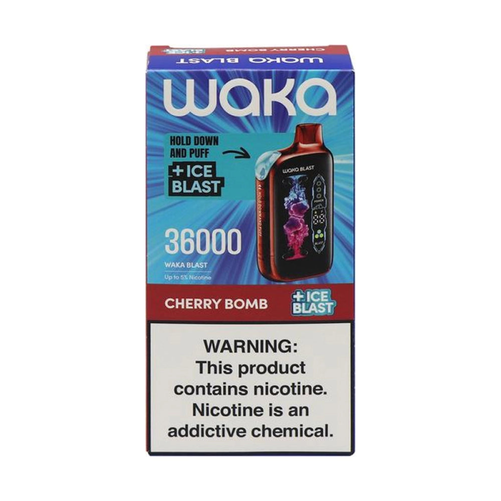 Pod Desechable Waka 36k Blast - Blue Razz