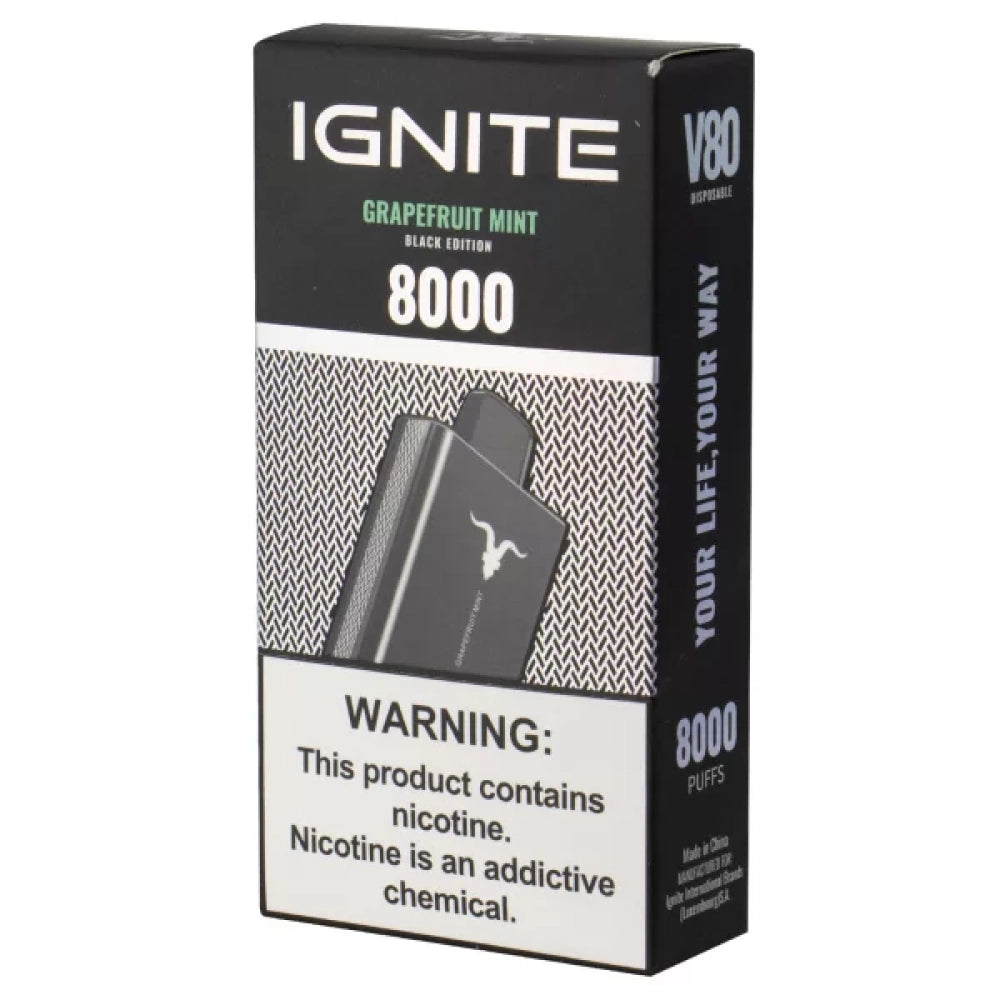 Pod Descartável Ignite V80 Grapefruit Mint