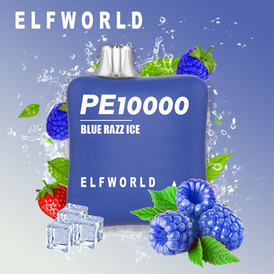 Pod Descartavel Elfbar Elfworld PE10000 Puffs - Blue Razz Ice