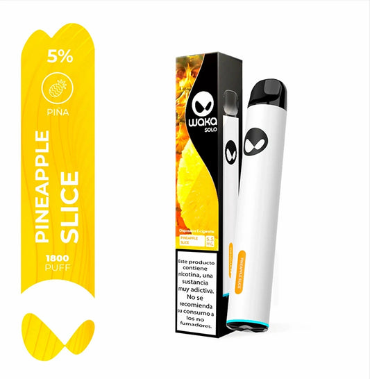 Pod Descartavel Waka Solo 1800 Puffs - Pineapple Slice