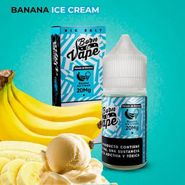 BORN TO VAPE SALT BANANA ICE CREAM 30ML 35MG 