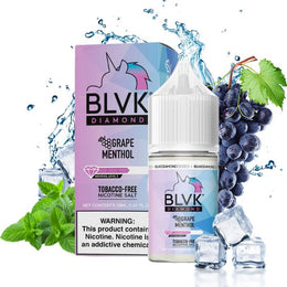 BLVK SALT DIAMOND GRAPE MENTHOL 30ML 35MG