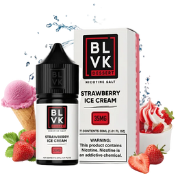 BLVK SALT REMIX STRAWBERRY ICE CREAM 30ML 35MG