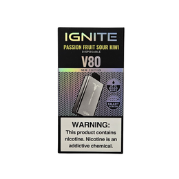 IGNITE V80 NE BLACK CHROME PASSION FRUIT SOUR KIWI