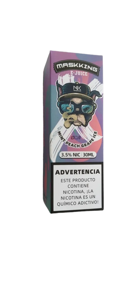 MASKKING SALT MINT PEACH GRAPE 30ML 35MG