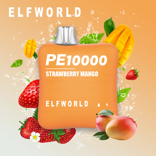 Pod Descartavel Elfbar Elfworld PE10000 Puffs - Strawberry Mango
