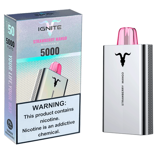 Pod Descartavel Ignite V50 5000 Puffs - Strawberry Mango