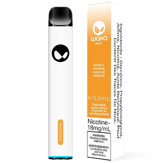 Pod Descartavel Waka Solo 1800 Puffs - Mango Orange