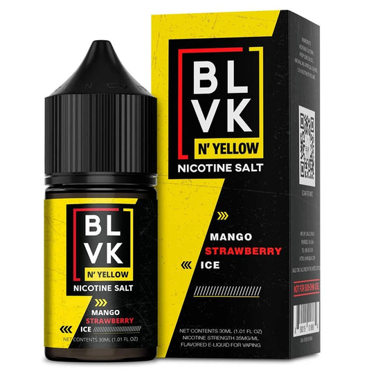 BLVK Salt  - Yellow Mango Strawberry Ice 30ml 50mg