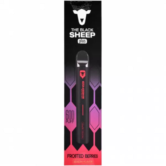 Pod Descartável Black Sheep 600 Puffs - Frosted Berries