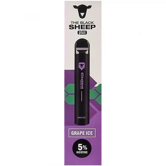 Pod Descartável Black Sheep 600 Puffs - Grape Ice