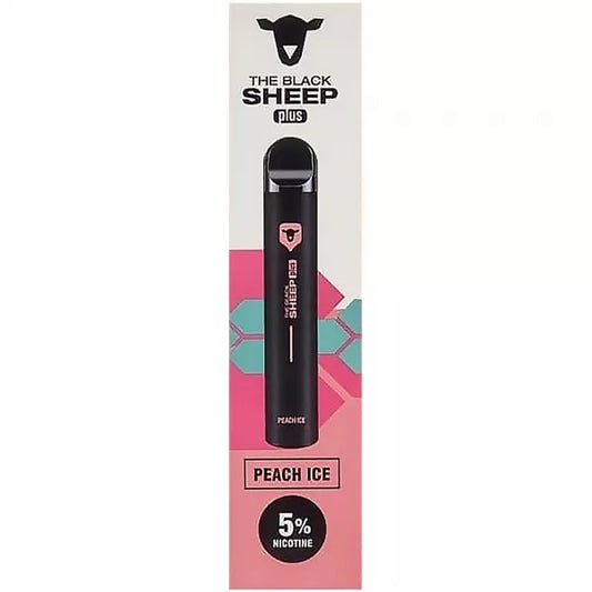 Pod Descartável Black Sheep 600 Puffs - Peach Ice