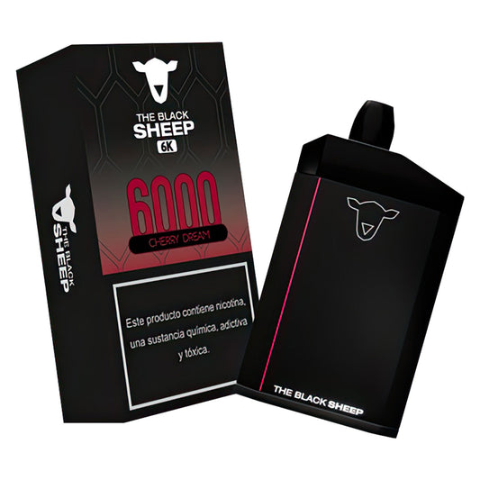 Pod Desechable Black Sheep 6000 Puffs - Cherry Dream