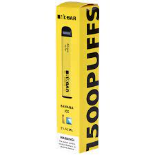 Pod Desechable Nikbar -  Banana Ice 1500 Puffs