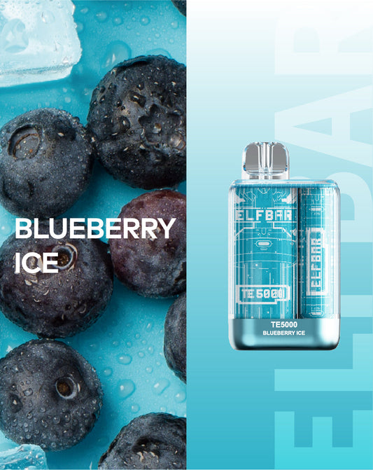 Pod Descartável Elfbar TE 5000 Puffs - Blueberry Ice