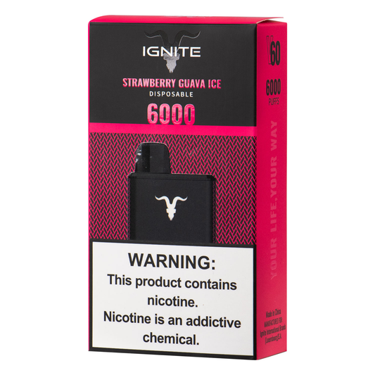 Pod Desechable Ignite V60 - Strawberry Guava Ice