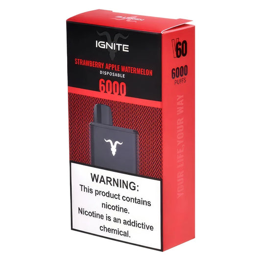 Pod Descartavel Ignite V60 - Strawberry Apple Watermelon