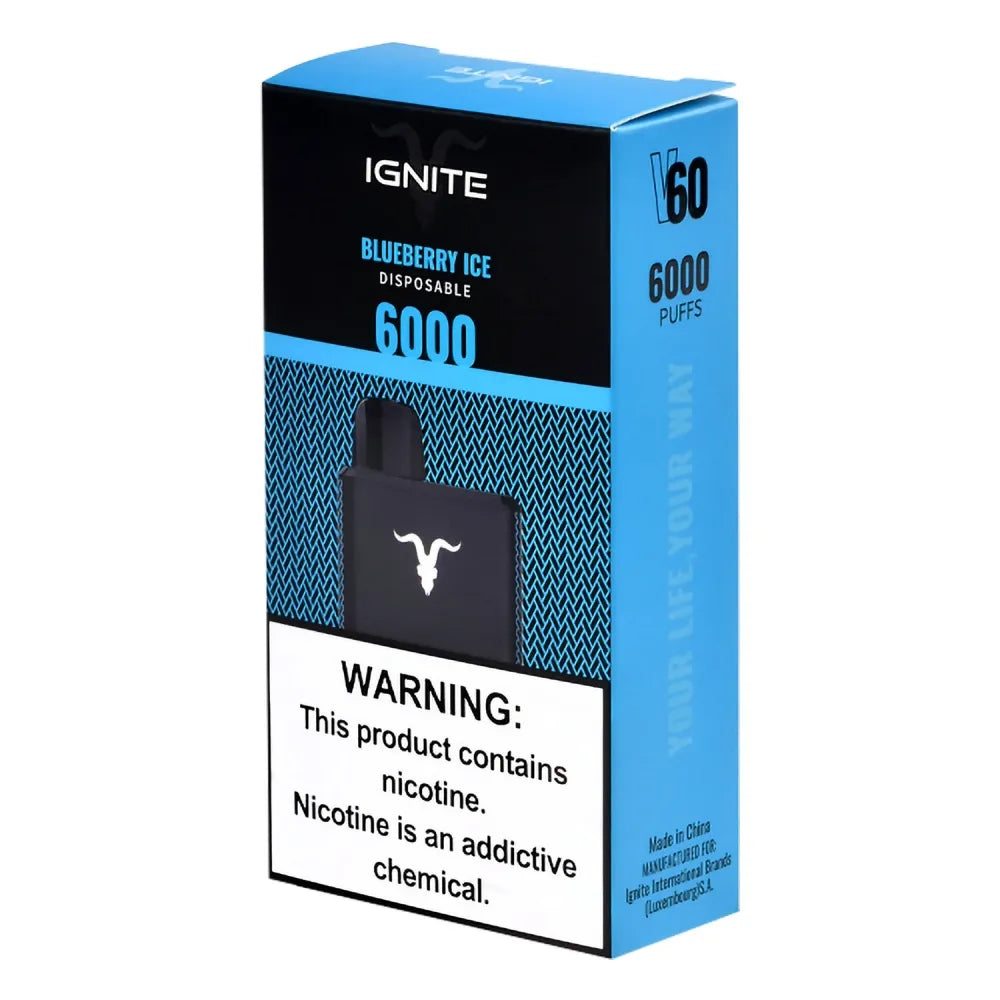 Pod Desechable Ignite V60 - Blueberry Ice