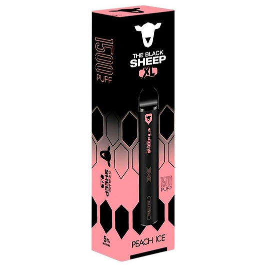 Pod Descartável Black Sheep 1500 Puffs - Peach Ice